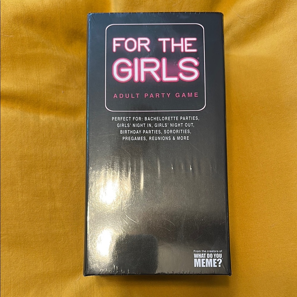 For The Girls Adult Party Game by - Black